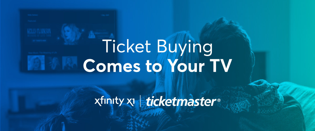 comcast and ticketmaster debut first concert ticketing experience on