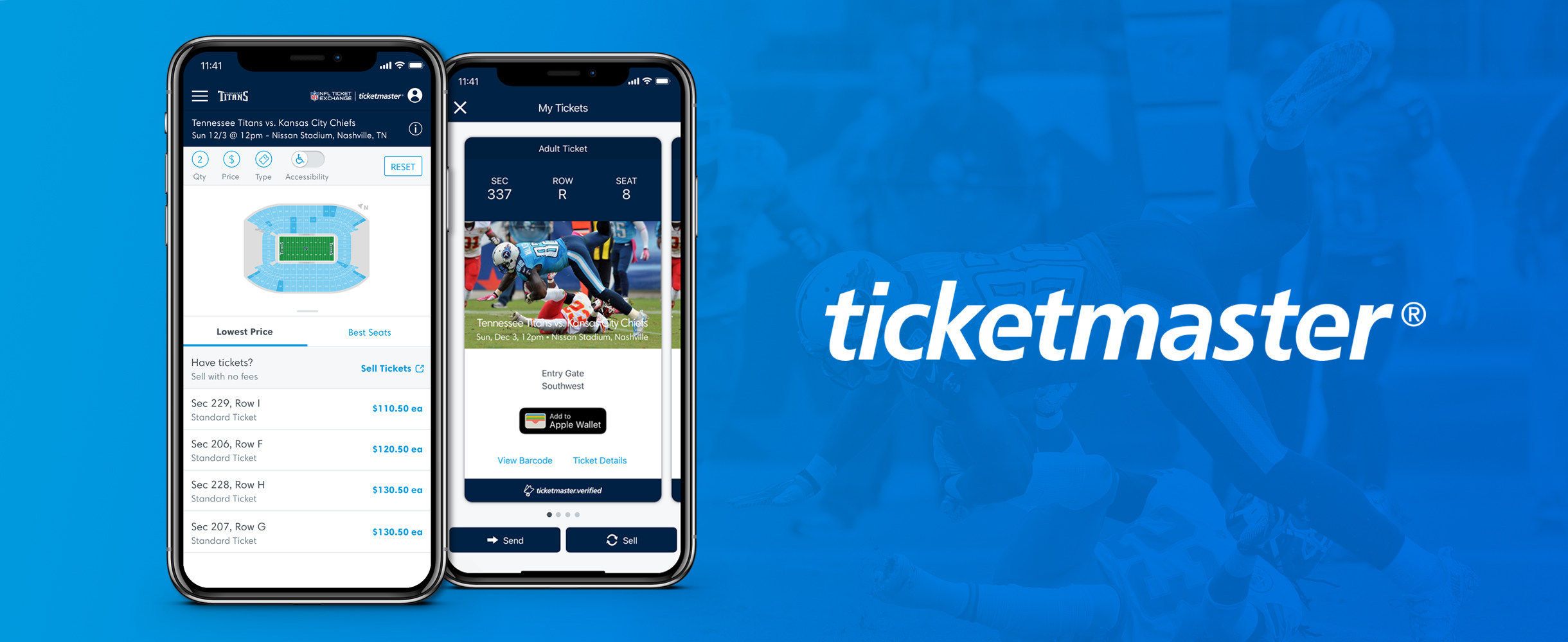 Ticketmaster And The NFL's Tennessee Titans Renew Official Ticketing  Partnership - Live Nation Entertainment