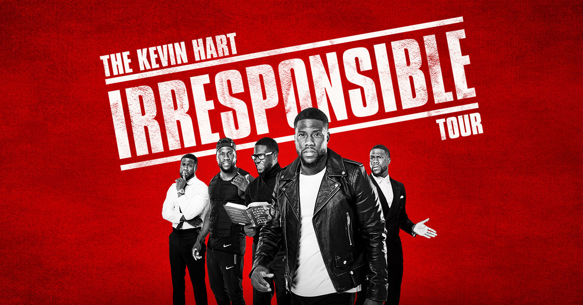 The Kevin Hart Irresponsible Tour Adds Over 100 New Dates Across North America Europe Australia And Asia Live Nation Entertainment
