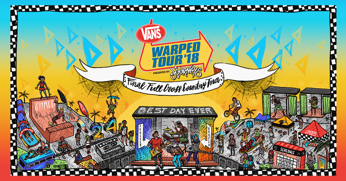 journeys warped tour