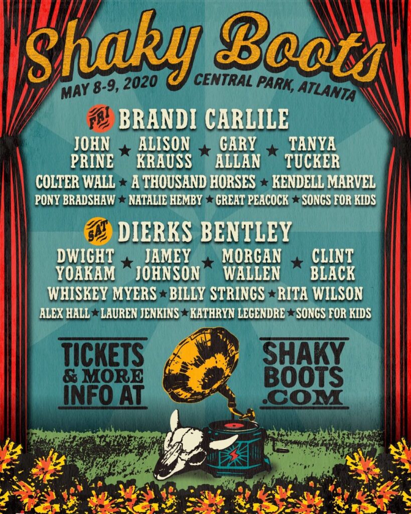 Brandi Carlile and Dierks Bentley to Headline Shaky Boots Music ...