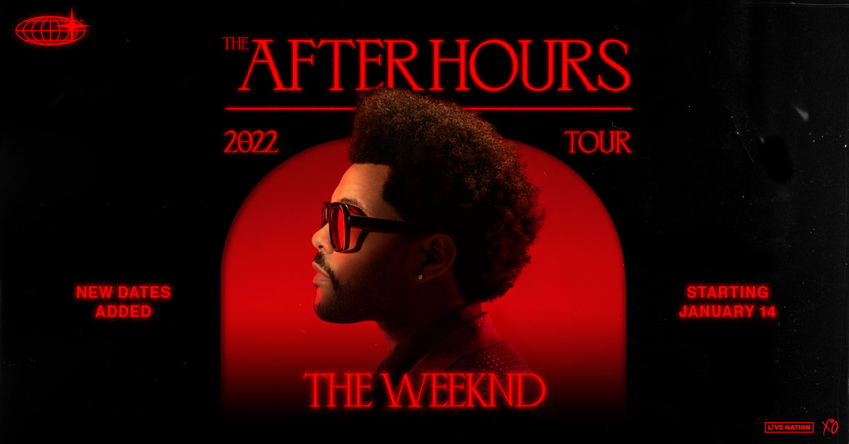 The Weeknd's After Hours World Tour Is Well On Its Way To Selling Over 1  Million Tickets - Live Nation Entertainment