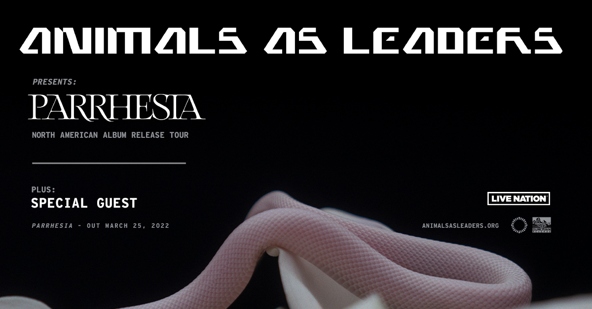 Animals As Leaders Announce The Parrhesia US Tour - Live Nation  Entertainment