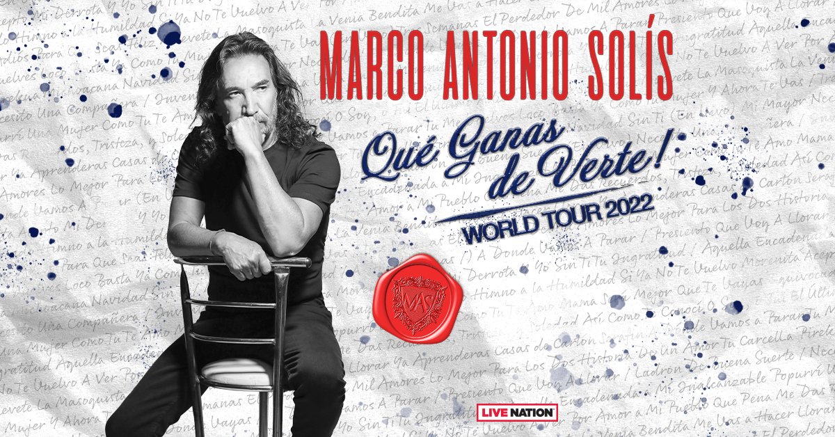 marco antonio solis tour 2022 colombia