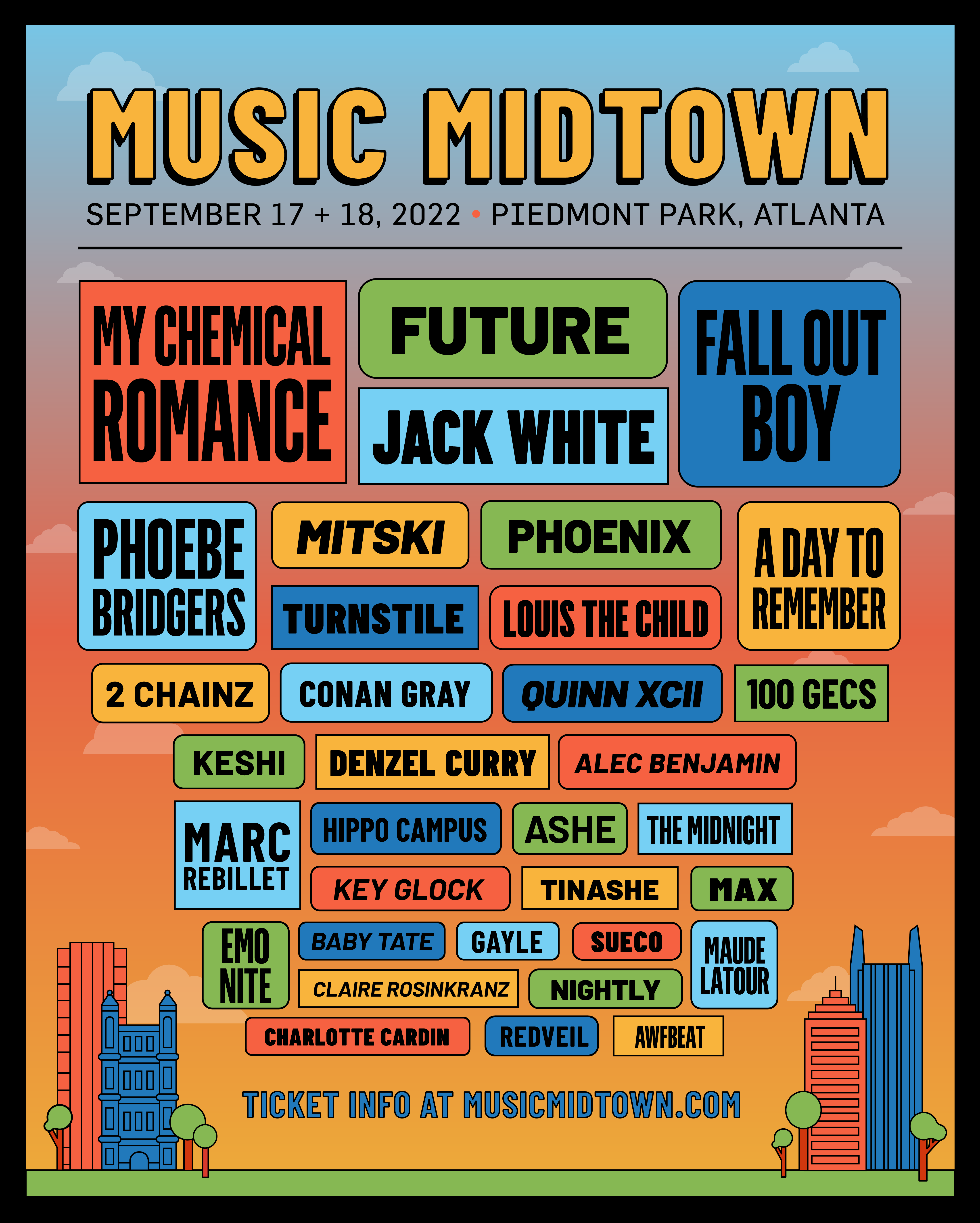 My Chemical Romance, Fall Out Boy, Future, Jack White To Headline Music