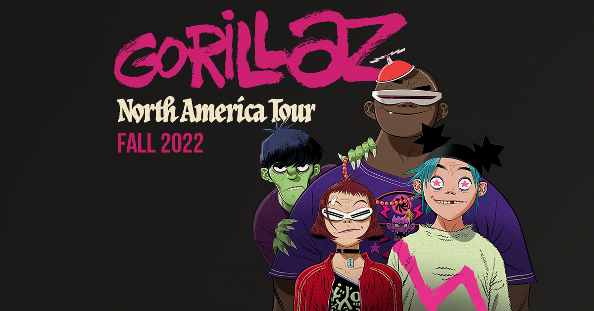 gorillaz tour 2022 dates