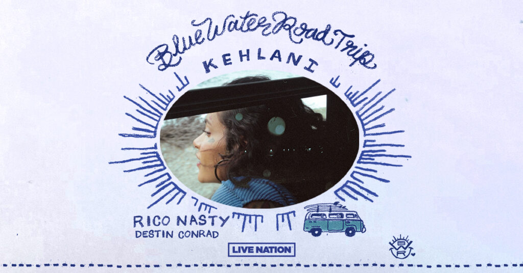 kehlani blue water road tour opening act