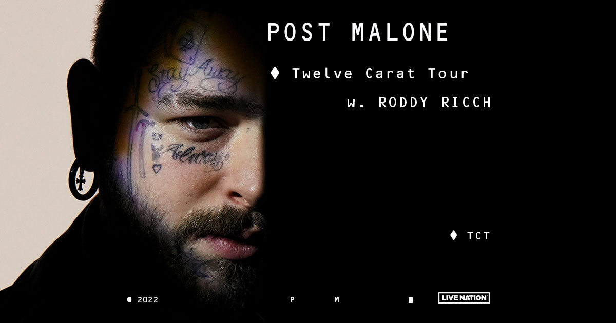 Post Malone Concert Live Stream, Date, Location and Tickets info