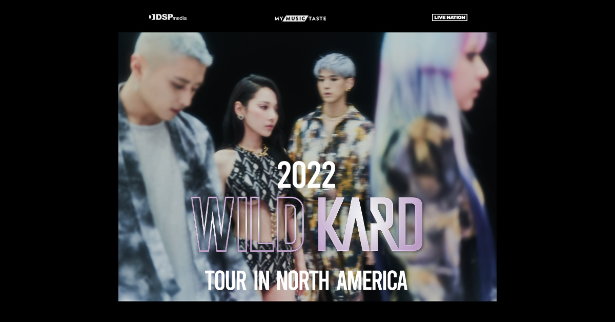 Kpop CoEd Group KARD Announces Their 2022 WILD KARD Tour In North