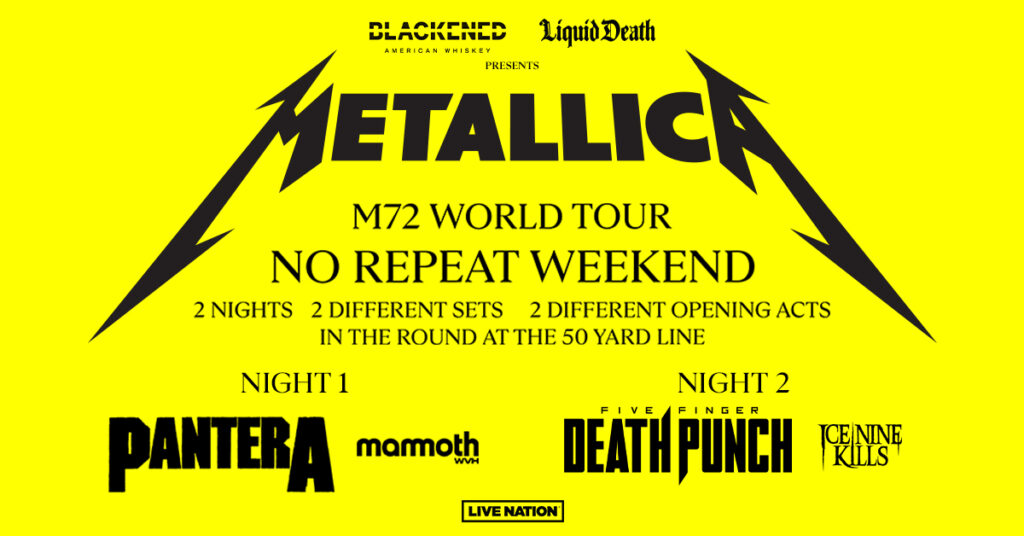 metallica tour 2024 setlist