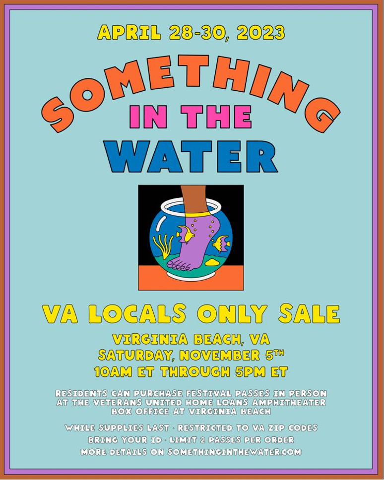 Pharrell Williams' Something In The Water Returns to Virginia