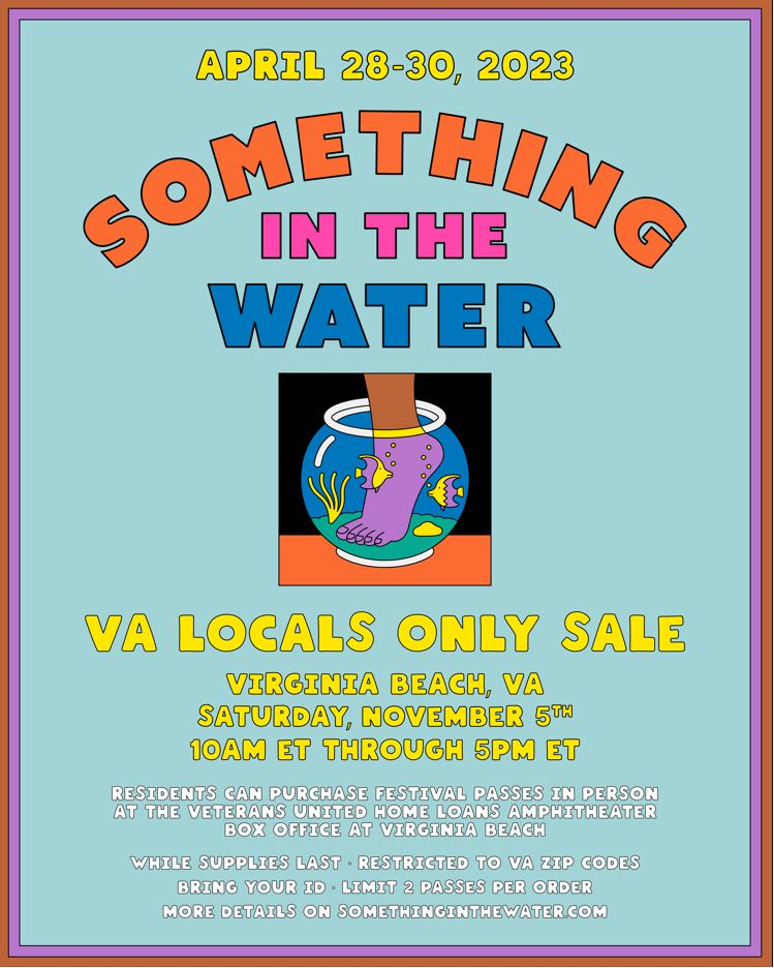 Pharrell Williams’ Something In The Water Returns to Virginia Beach In