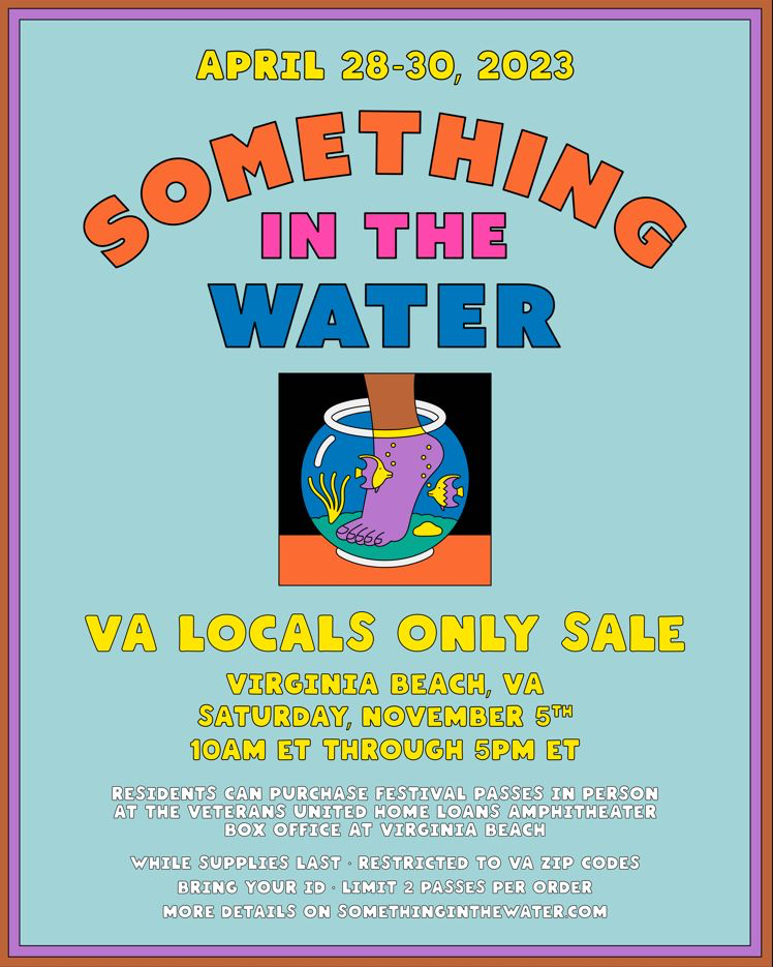 Pharrell Announces 2023 Something In The Water Festival Lineup