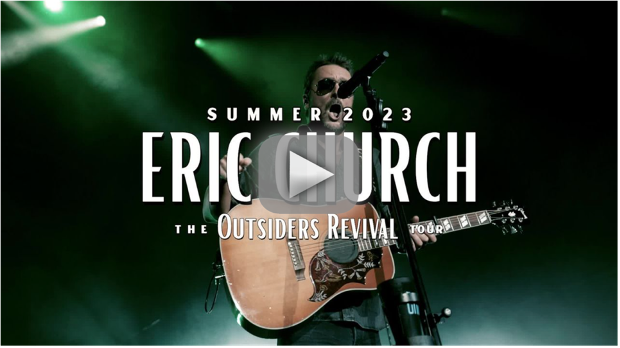 Eric Church Announces 27-Date The Outsiders Revival Tour - Live Nation Entertainment