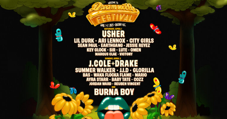 J. Cole (With Special Guest Drake) And Usher Headline Dreamville