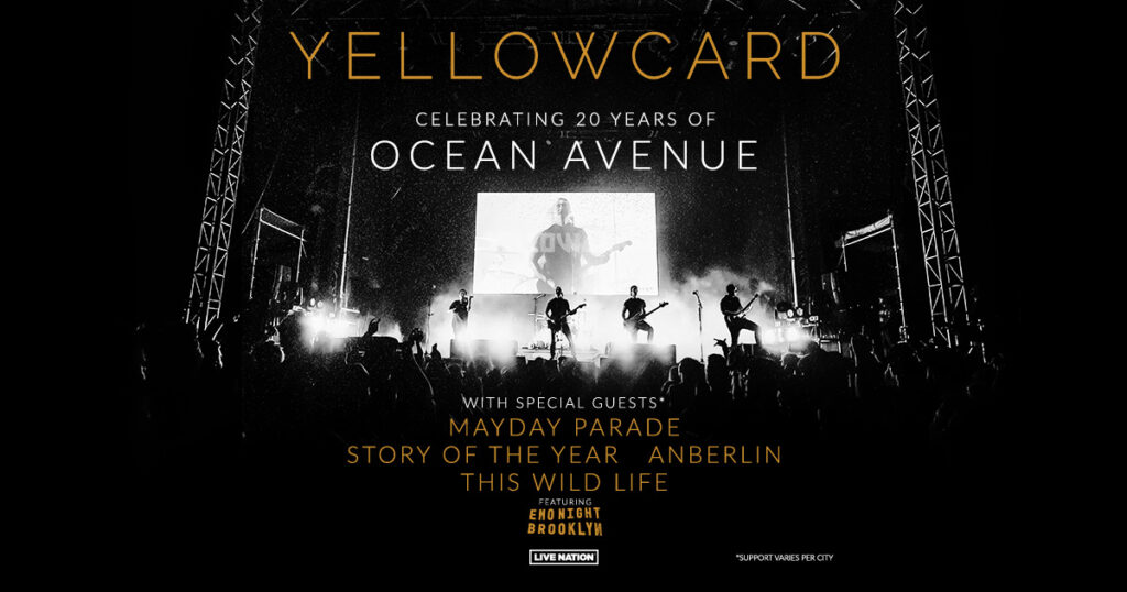 yellowcard tour flyer