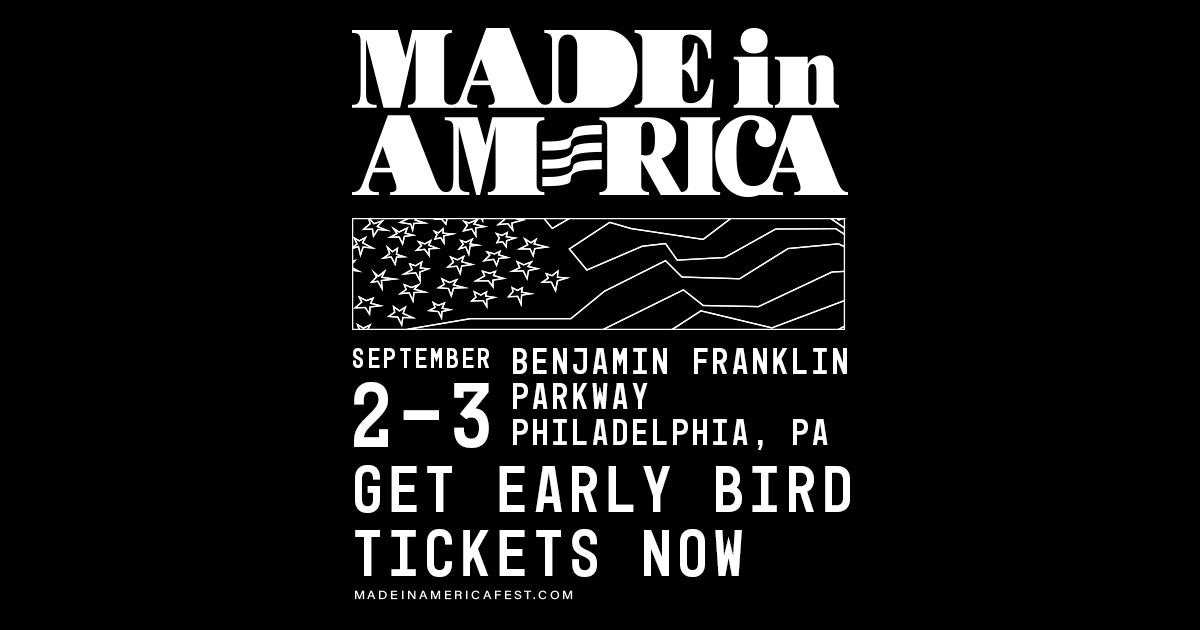 Made In America Returns To Benjamin Franklin Parkway On Saturday, September  2nd & Sunday, September 3rd - Live Nation Entertainment