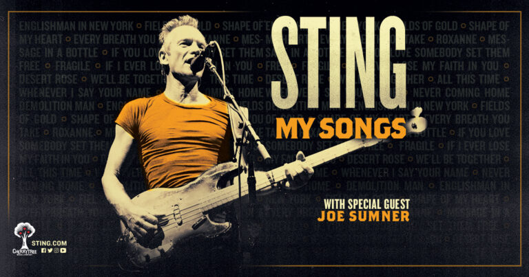 my songs world tour sting
