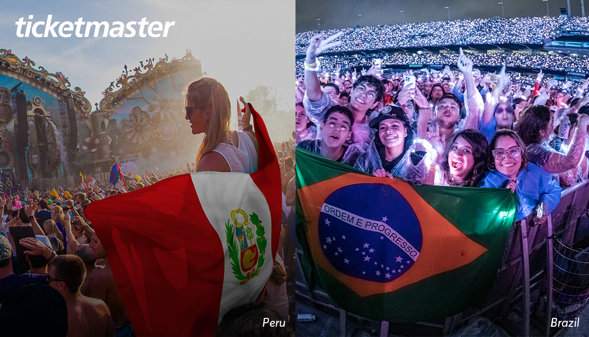 Ticketmaster continua a se expandir na América Latina com mudanças no Brasil e no Peru