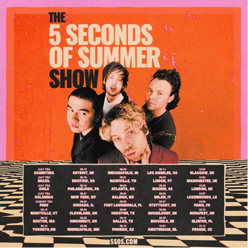 5 seconds of summer tour 2023 setlist
