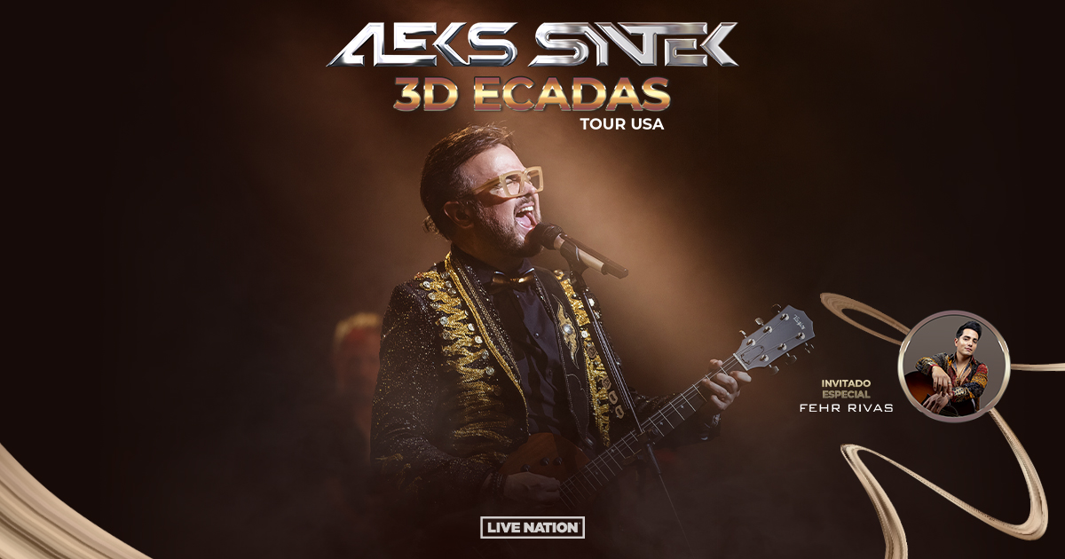 Aleks Syntek celebrará tres décadas de música pop en su gira estadounidense «3D ECADAS»