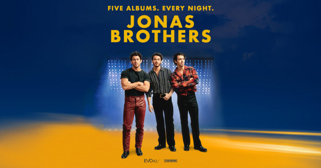 Jonas Brothers Announce Five Albums. One Night. The Tour. Hitting