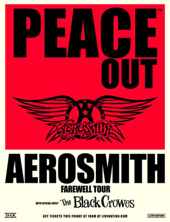 aerosmith past tour dates