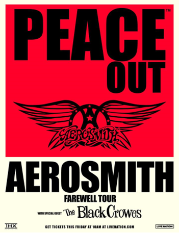 aerosmith tour dates and places