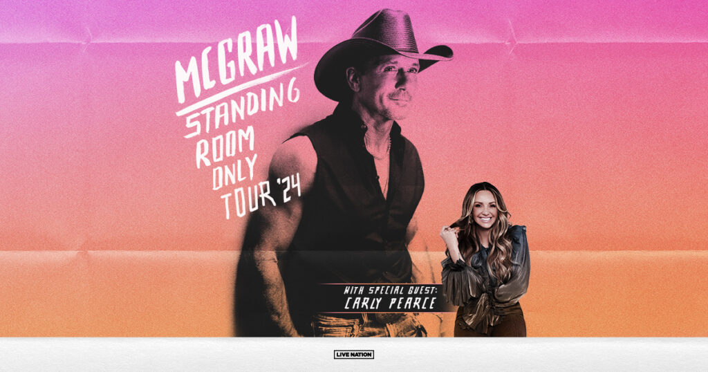Tim McGraw Announces Standing Room Only Tour 2024 Live Nation