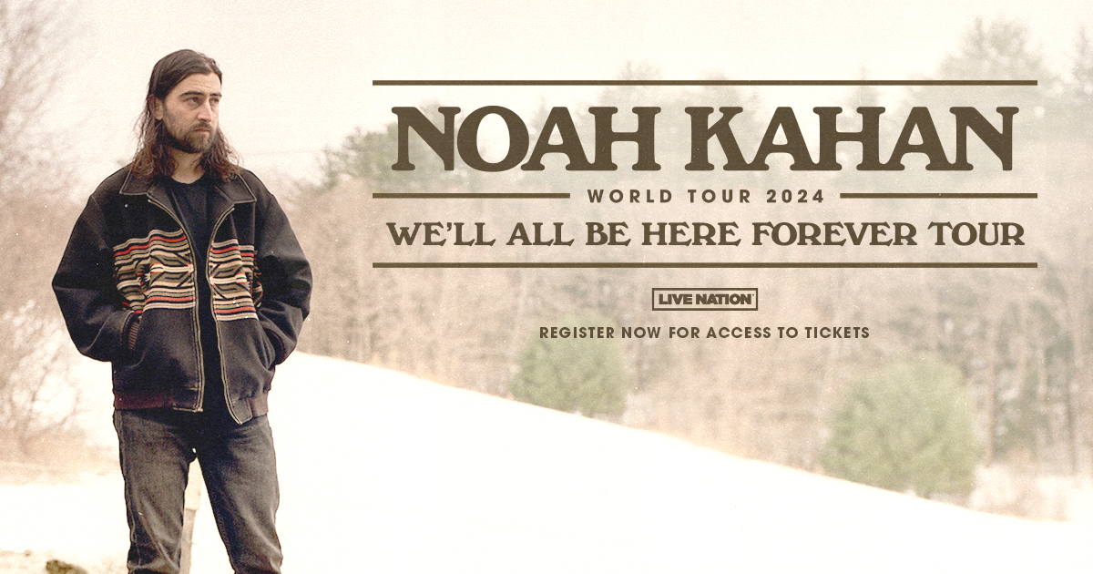 Noah Kahan - we've got vinyl on the stick season tour so you