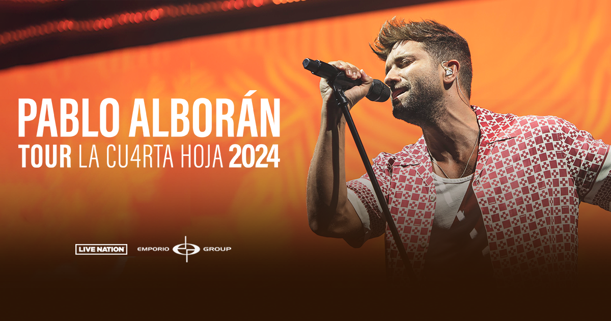 El cantante y compositor de pop latino Pablo Alborán está nominado a un premio Grammy por llevar su gira La Cu4rta Hoja a EE.UU. en 2024