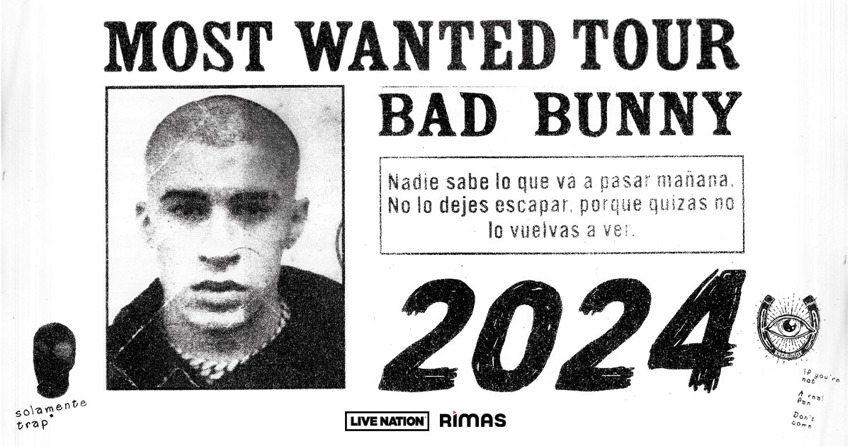 Bad Bunny Concerts & Live Tour Dates: 2023-2024 Tickets