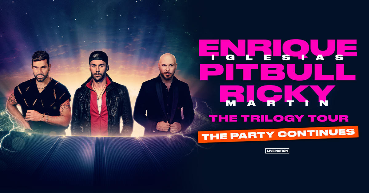 Trilogy Tour: Enrique Iglesias, Ricky Martin, Pitbull to perform together  at Amway Center