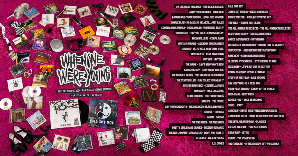When We Were Young Announces 2024 Lineup Featuring Over 50 Full Album Live Performances And More
