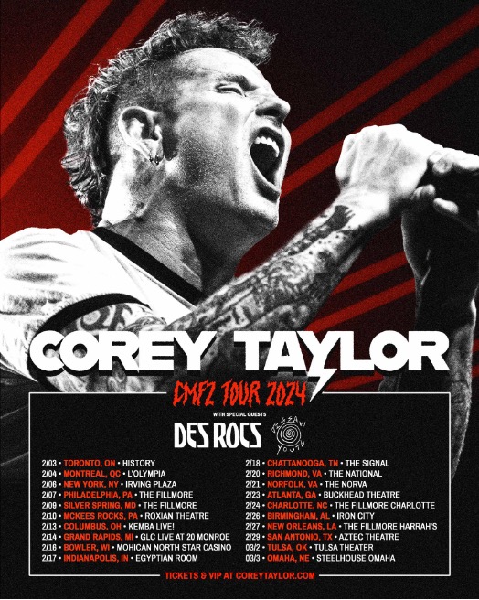 corey taylor tour italia