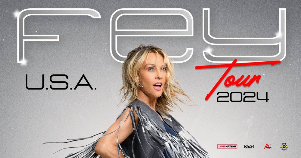 Fey, The Mexican Pop Icon Announces Her Fey U.S.A. Tour 2024, Returning