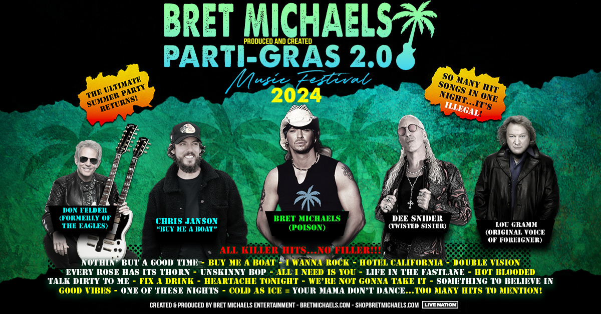 Bret Michaels Partners With Live Nation For The Triumphant Return Of
