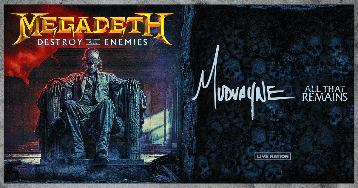 MEGADETH ANNOUNCES DESTROY ALL ENEMIES U.S. TOUR