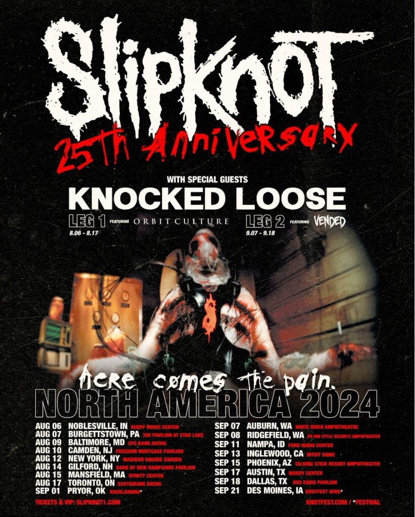 slipknot tour america