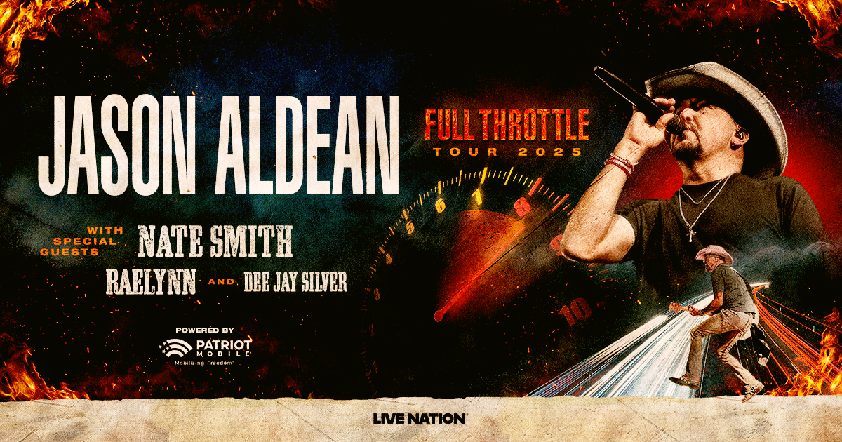 Jason Aldean Announces ‘Full Throttle Tour’ 2025 Powered By Patriot Mobile Live Nation