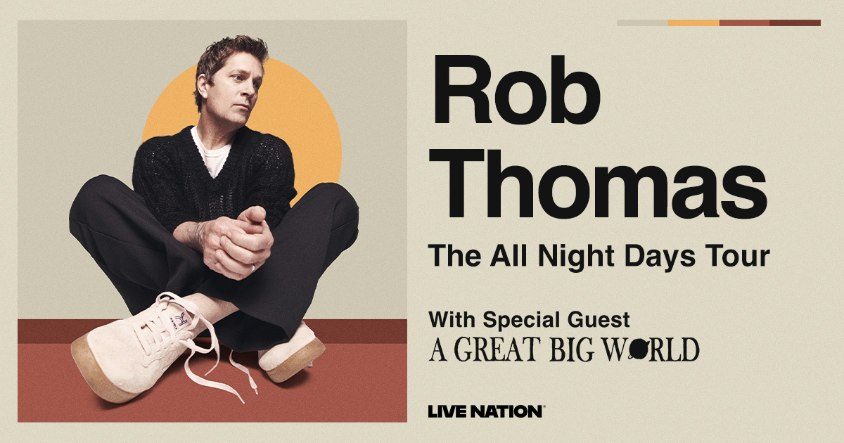 Rob Thomas Tour Image